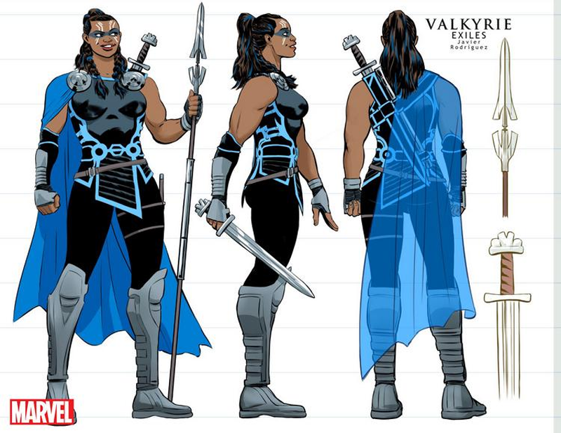Valkyrie Character Design by Javier Rodriguez
